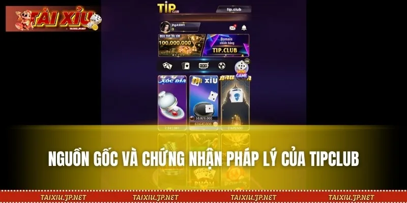 TIPCLUB là cổng game hợp pháp và lâu đời nhất